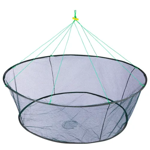 Open folding lifting net, carrying zither, fish bag, round shrimp net, fishing gear, fishing net