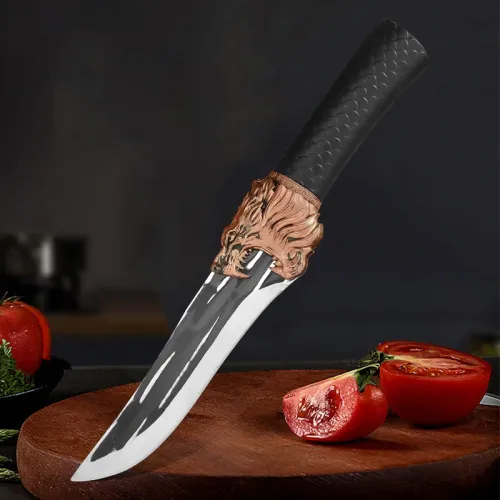 Multi-Purpose Kitchen Knife Stainless Steel Butcher Knife Pastic Handle