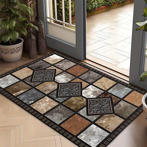 ⏳🔥 Limited-Time Half Price! 🏡 Geometric Stone-Pattern Floor Mat — Stylish & Durable, Brighten Up Your Home ✨ 45cm x 120cm