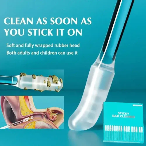 Pack of 3 – 72 Adhesive Earwax Cleaning Swabs