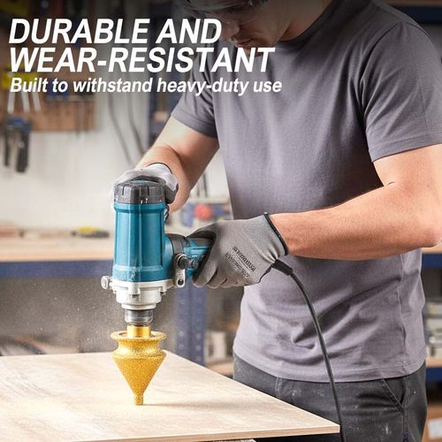 Diamond Chamfering Bit for Grinder – Multi-Function, Brazed Diamond, Universal Fit 💎