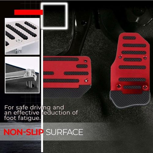 2 sets Car Anti-Skid Pedal - Secure Grip & Easy Install, Prevents Foot Slipping for Safe Driving