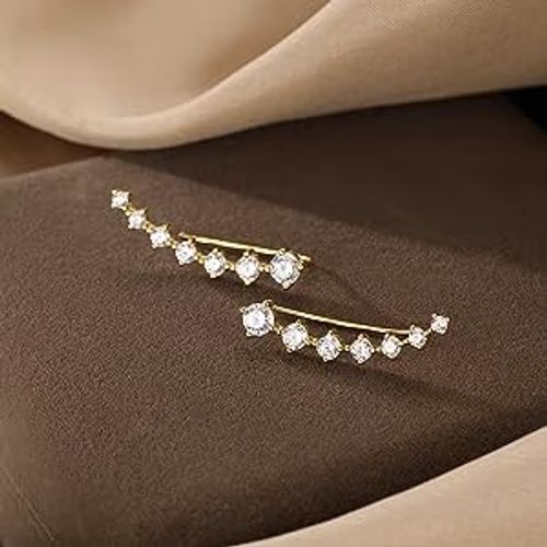 Seven Star Diamond Stud Earrings