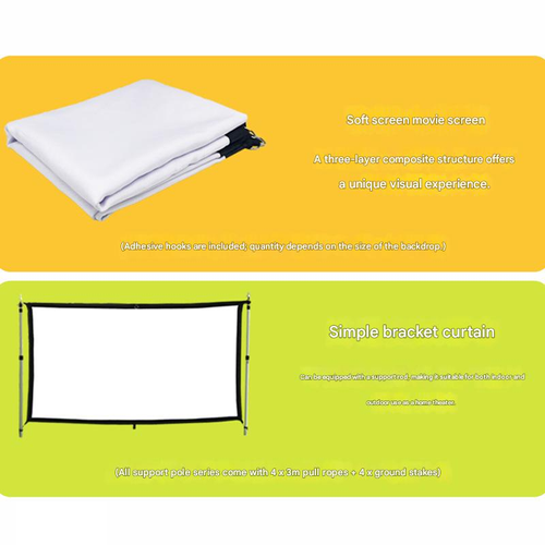 Curtain Wall Hanging Curtain Mobile Portable Bedroom Living Room Office Screen Projection Clot