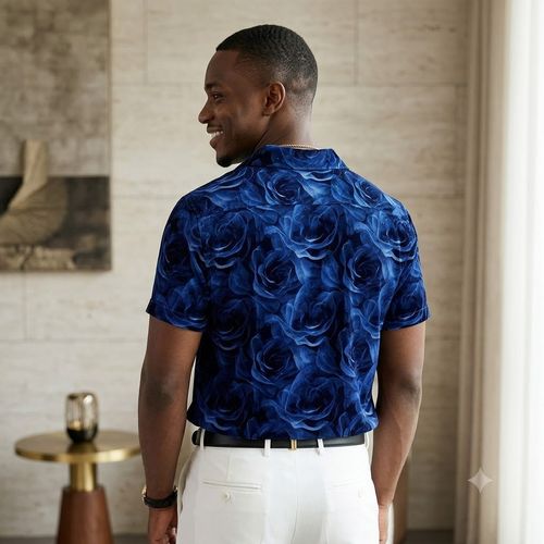 Ice silk short-sleeve shirt