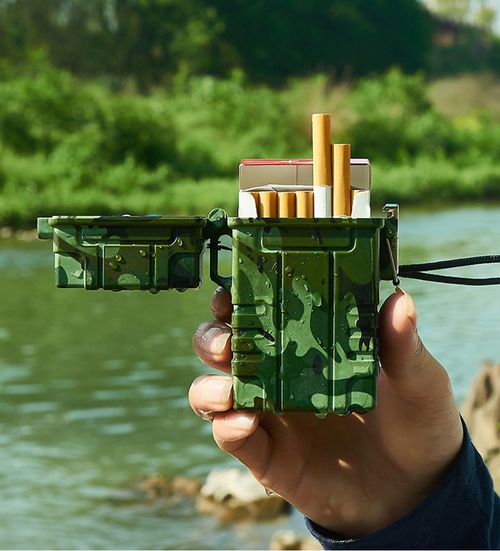 Waterproof USB e-cigarette case