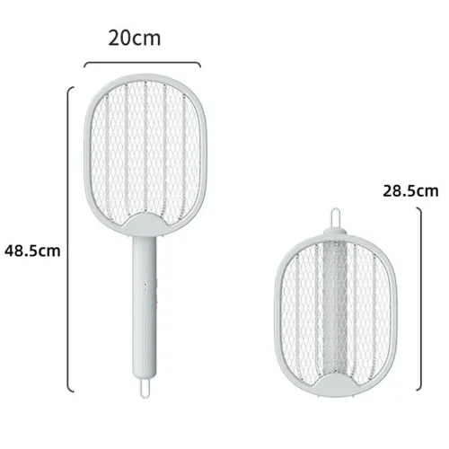 3000V Foldable Electric Mosquito Killer USB Rechargeable Fly Trap Mosquito Swatter Racket Insect Killer With UV Light Bug Zapper