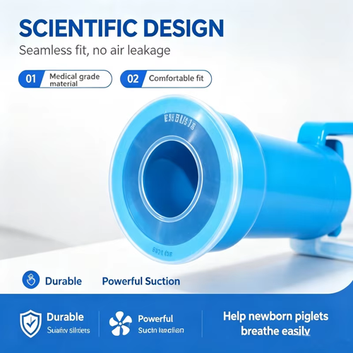 2pcs Piglet Resuscitator Newborn Pig Aspirator Pump Livestock Pig Farm Breeding Tool for Suckling Pig Mucus & Amniotic Fluid Suction