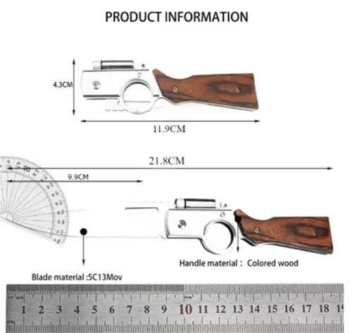 Portable AK47 Pocket Folding Knife