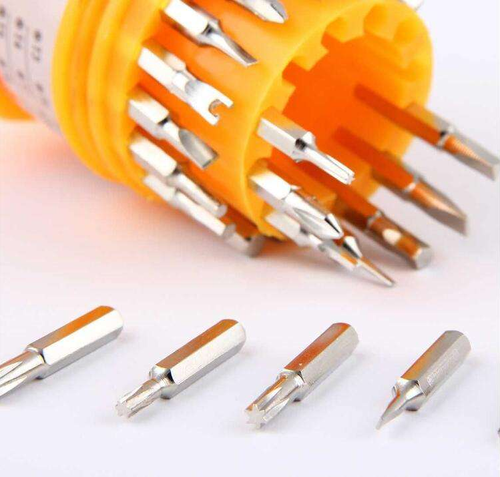 31 in 1 Mini Magnetic Carbon Steel Screwdriver Set Drill Bits and Drill Bit Holder Mobile Phone Repair Tool Set