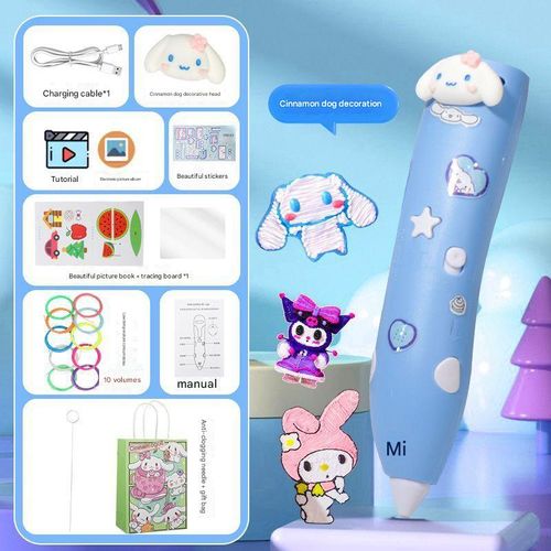 Wireless low-temperature 3D printing pen, children's 3D painting pen