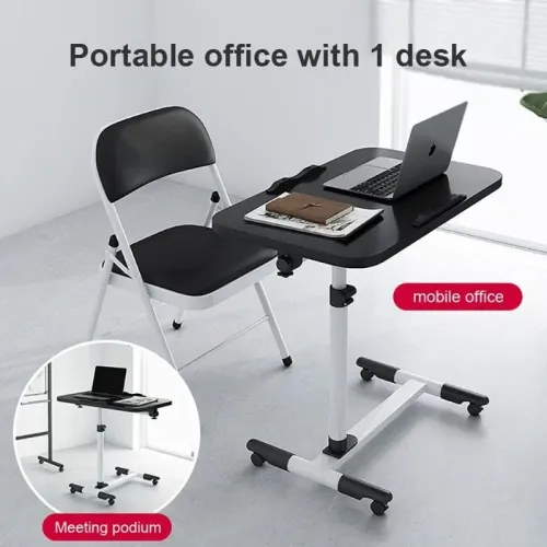 Foldable, adjustable, and movable table