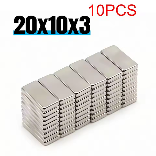 20x10x3mm Super Strong Neodymium Magnet N35 NdfeB Permanent Magnetic imanes Block Powerful Magnets Refrigerator Magnet
