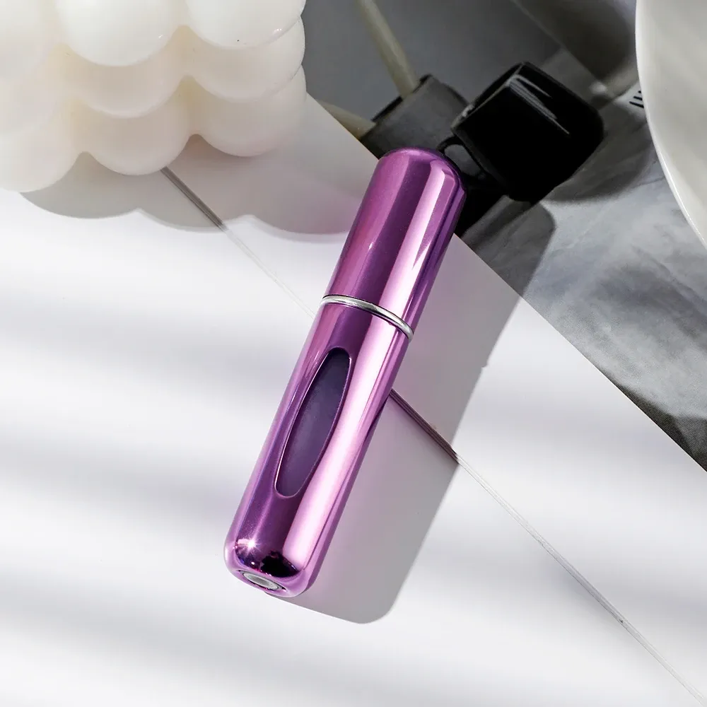 6 Portable Spray Bottles Travel Size 5ml Self-priming Bottom Fill Perfume Bottle Set