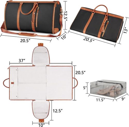 Large capacity carry-on luggage bag