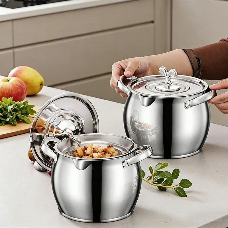 Filter Pot Stainless Steel Lard Strainer Cooking Oil Strainer Grease Keeper Storage Container Oil Bottle Kitchen Tools