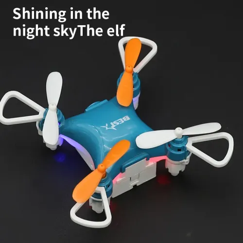 Mini Folding Storage Aircraft Mini Drone Emote-Controlled Airplane Fixed Height Quadcopter