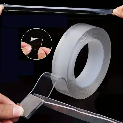 5PCS 1M Transparent Nano Tape Washable And Reusable Double-sided Adhesive Adhesive Universal Hook Tape