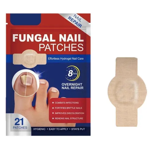 21pcs Waterproof Nail Fungus Patch Ingrown Toenail Correction Sticker Damaged Gray Nail Repair Care Feet Tools