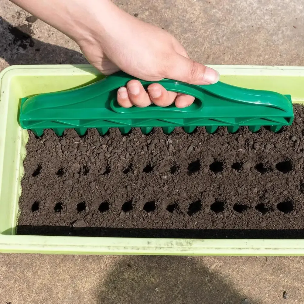 5Pcs Garden Seeder Tool Manual Seeds Spreader Soil Puncher Seed Spacer & Soil Loosener for Easy Planting