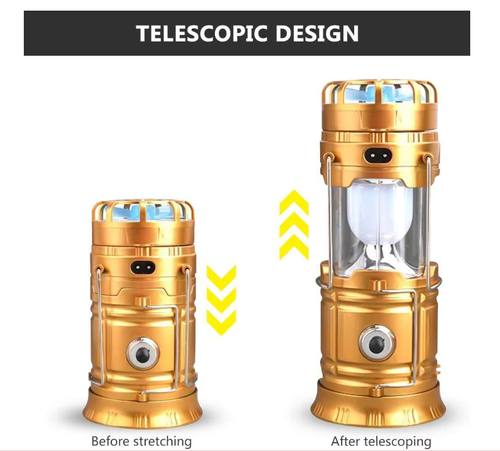 Outdoor Camping Lamp Power Bank LED USB Solar Led Torch Mobile Telescopic Portable Led Camping Lantern With Ceiling Fan