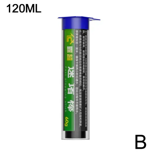 120ml Metal Filler Putty Epoxy Putty Sticks Permanent Quick Leak Repair Epoxy Putty Repair Mounting Sealant Epoxy Adhesive Glue