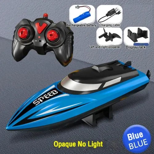 2.4G RC Boats Remote Control Speedboat Water Toy Electric Yacht Boat Double Propeller High Speed RC Ship