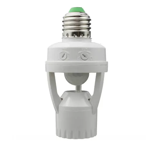 E27 Socket Converter with PIR Motion Sensor Ampoule AC100-240V LED E27 Lamp Base Intelligent Switch Light Bulb Lamp holder