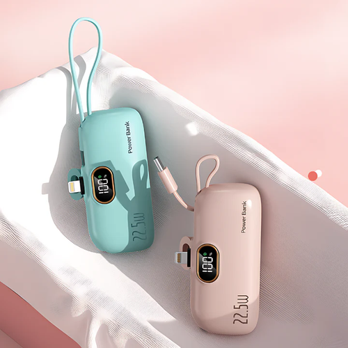 MiniCharge - Modern Stylish Portable Dual Ports Mini Power Bank