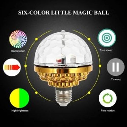 Transform your home into a mini party or festive wonderland this Christmas with this 360° Magic Ball Bulb