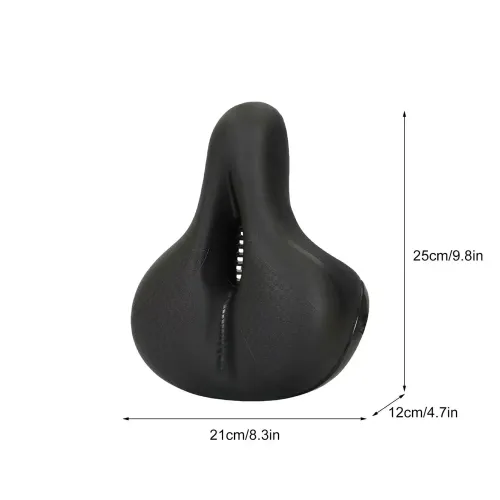 Bicycle Saddle Replacement Seat Shock Absorbing Cycling Saddle Suitable for Mountain Racing Road Commuting Long Distance Touring