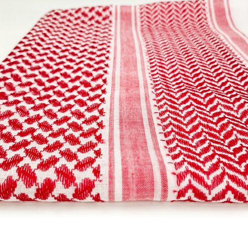 Red high quality headscarf jacquard handkerchief headscarf
