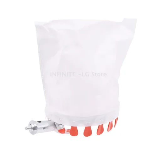 1Pc Fruit Picker Fruit Picking Tool With Storage Bag Stainless Steel Fruit Picker Tool Tree Fruit Catcher Farm Supplies