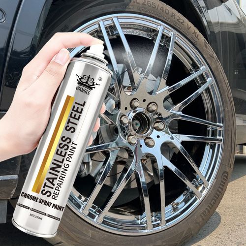 350ml Silver Chrome Spray Paint Mirror Effect Anti Rust for Metal
