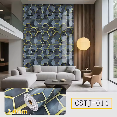 40CMX300CM Soft Faux Stone Wallpaper Peel Stick Flexible Thick Foam Wall Sticker for Living Room Bedroom Home Decor Easy Install