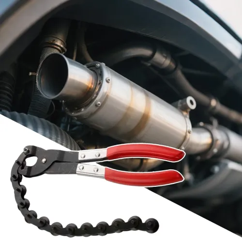 Exhaust Pipe Cutter with Chain Heavy Duty Car exhaust pipe cutting pliers Car Copper Pipe Cutter for PVC Aluminum Converter