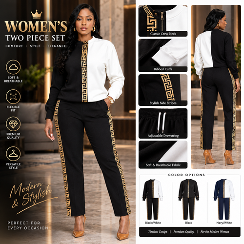 Women casual, comfortable, printed long-sleeve top – premium, accessible luxury