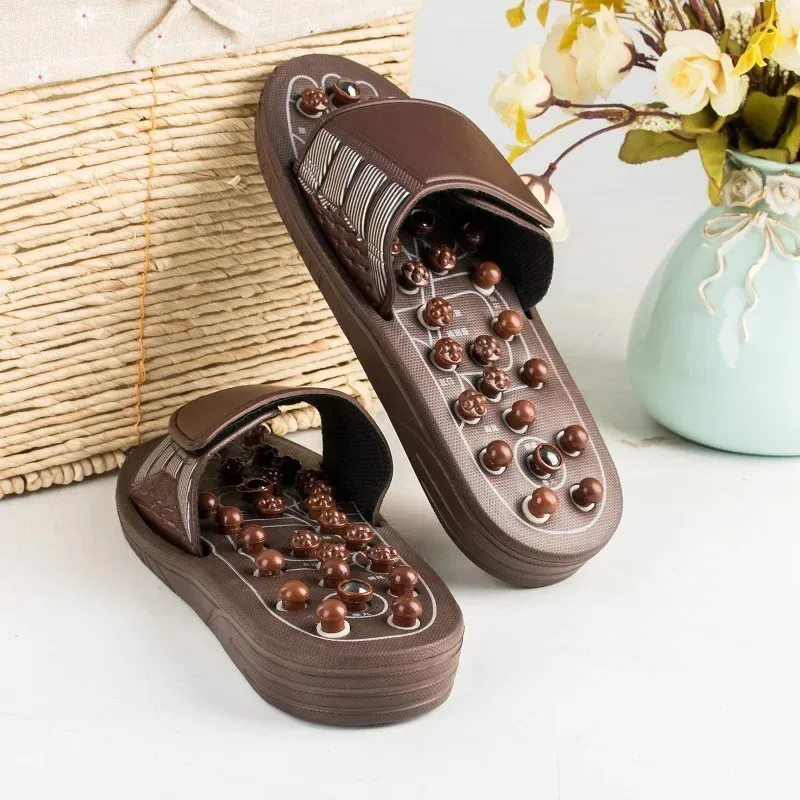 Foot Massager Acupuncture Slippers Massage Tool Acupoint Activation Reflexology Therapy Relieve Foot Pain Meridians Arthritis