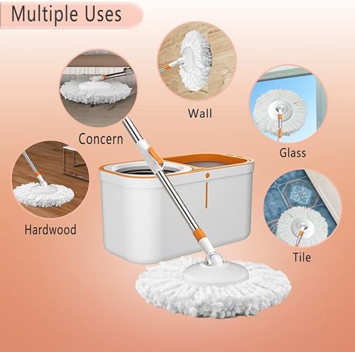 Household rotary floor scrubber kitchen bathroom toilet mop electric multifunctional cleaning