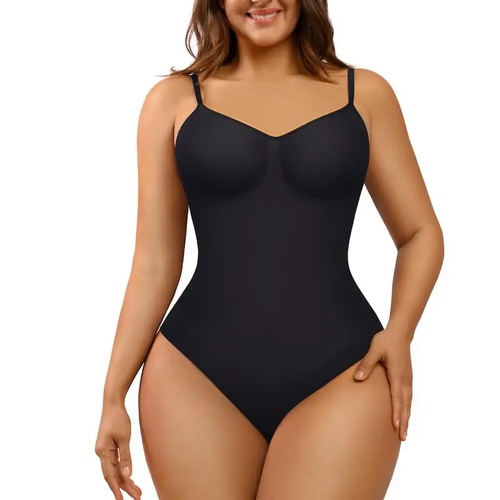 Women's Seamless Bodysuit Thong Style Shapewear Comfortable Slimming and Flattering Breathable Butt Lifting Top Soft and Skin Friendly Exclusive Special Offer Firm Close Fitting Shapewear Mother's Day Gift Idea Summer Style