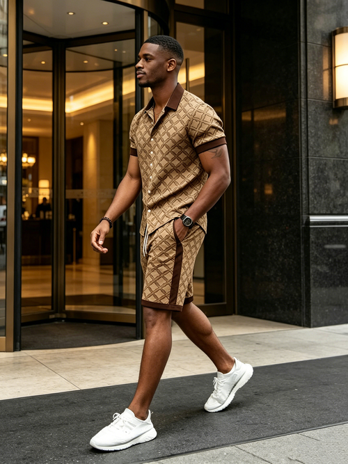 🎁2026 New Arrivals 50% OFF💥Men's Printed 2-Piece Set