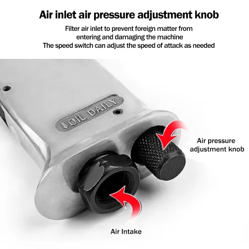Industrial Air Hammer Powerful Handle Straight Type Air Chisel Pneumatic Hammer Shovel Tool Pneumatic Chisel Shovel Hammer Dril