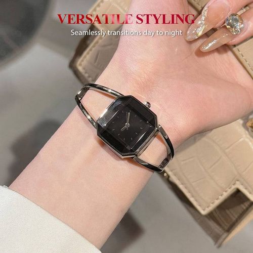 Fashion square dial quartz watch