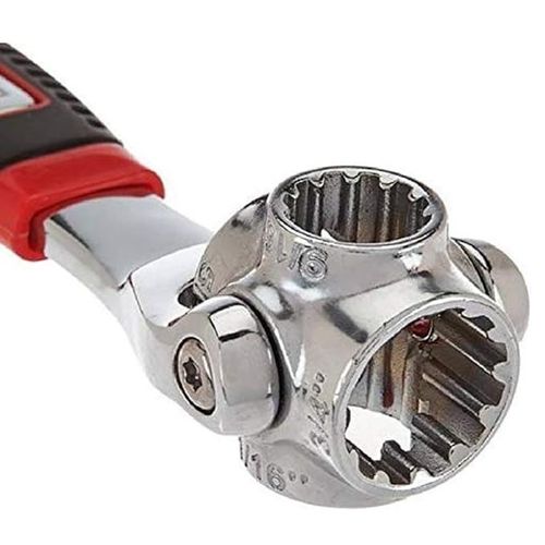 🔧 8-in-1 Universal Socket Wrench – 360° Rotating Tool
