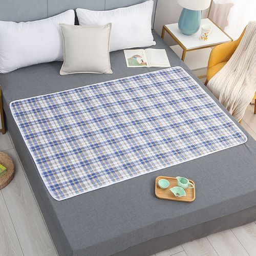 80x120cm waterproof and washable diaper pad for nighttime and menstrual protection, suitable for elderly, patient, and infant care.