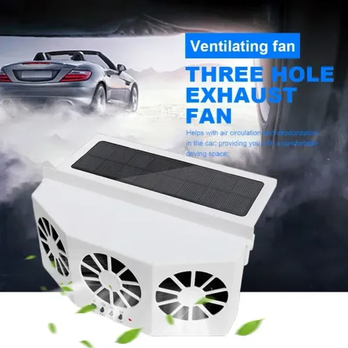 Solar Powered Car Cooling Fan