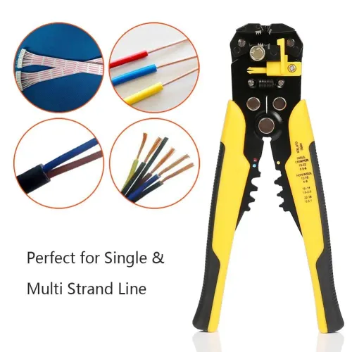 Wire Stripper Self-adjusting Cable Cutter Crimper Automatic Wire Stripping Tool Cutting Pliers Tool