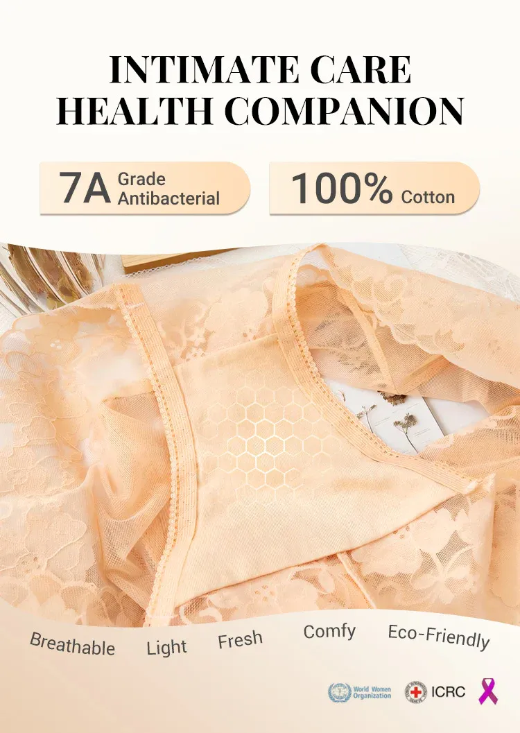 Women's Crochet Lace Boxer Briefs – High-rise,breathable & gently