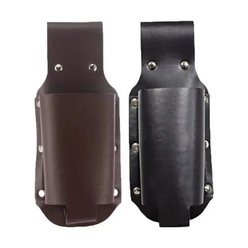 Portable Leather Beer Bottle Waist Beer Belt Bag Handy Wine Bottles Beverage Holder Outdoor Drink Bottle Case Cover