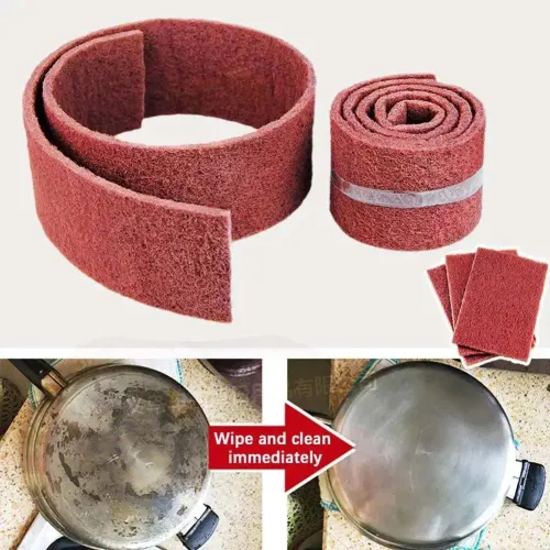 Rust Removal Emery Scouring Pad Polishing Thickened Nylon Scrubbing Cloth Grinding Multi-function Emery Scrubber Home